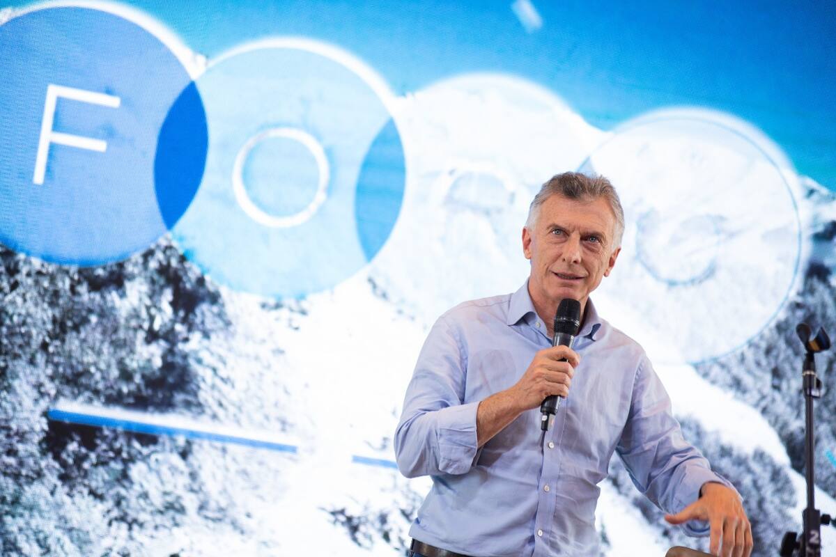 El expresidente Mauricio Macri participó del foro Llao Llao