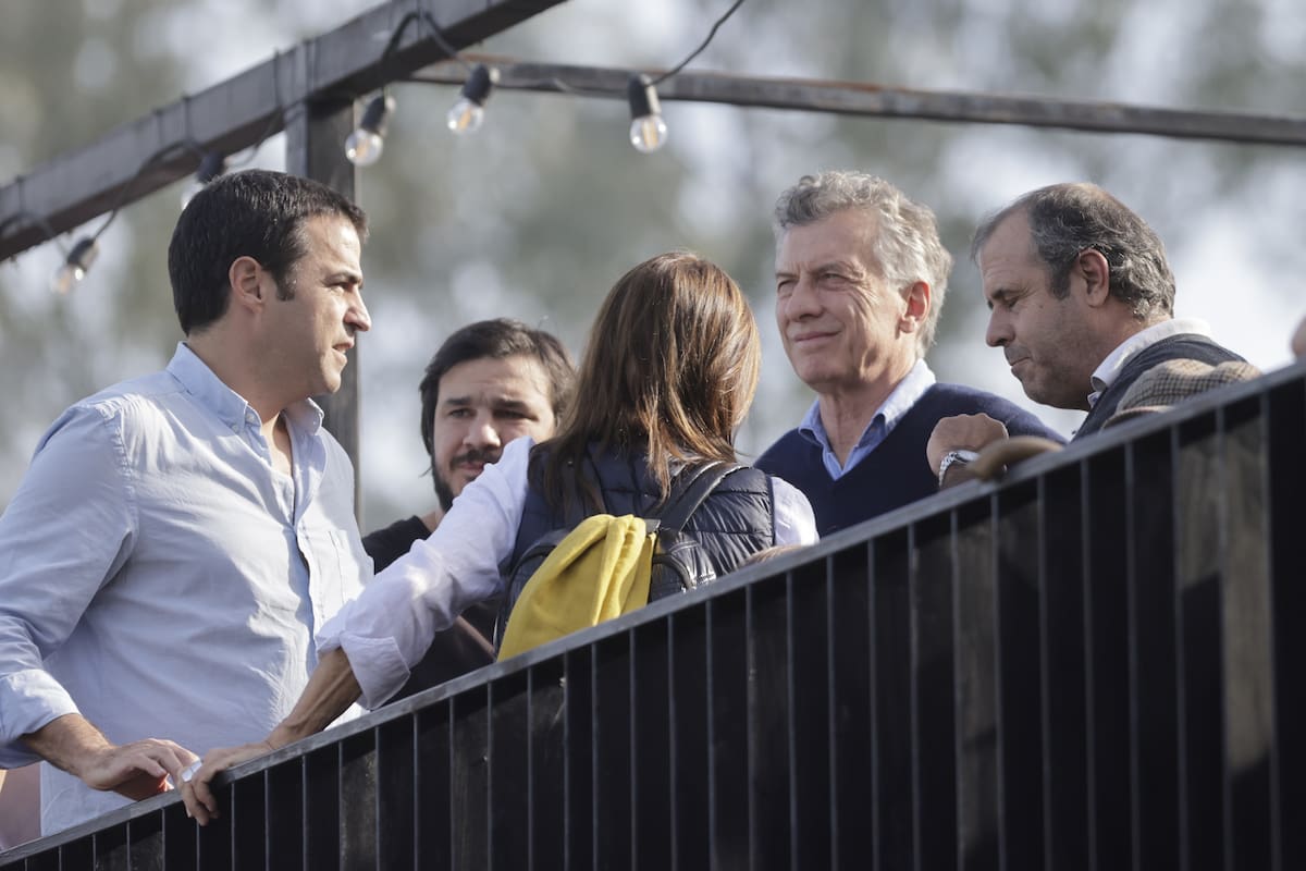 El expresidente Mauricio Macri presenció este sábado el clásico de rugby entre SIC y CASI en San Isidro