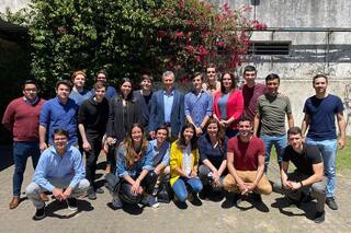 Macri. Recibió a referentes universitarios y se mostró junto a Darío Nieto