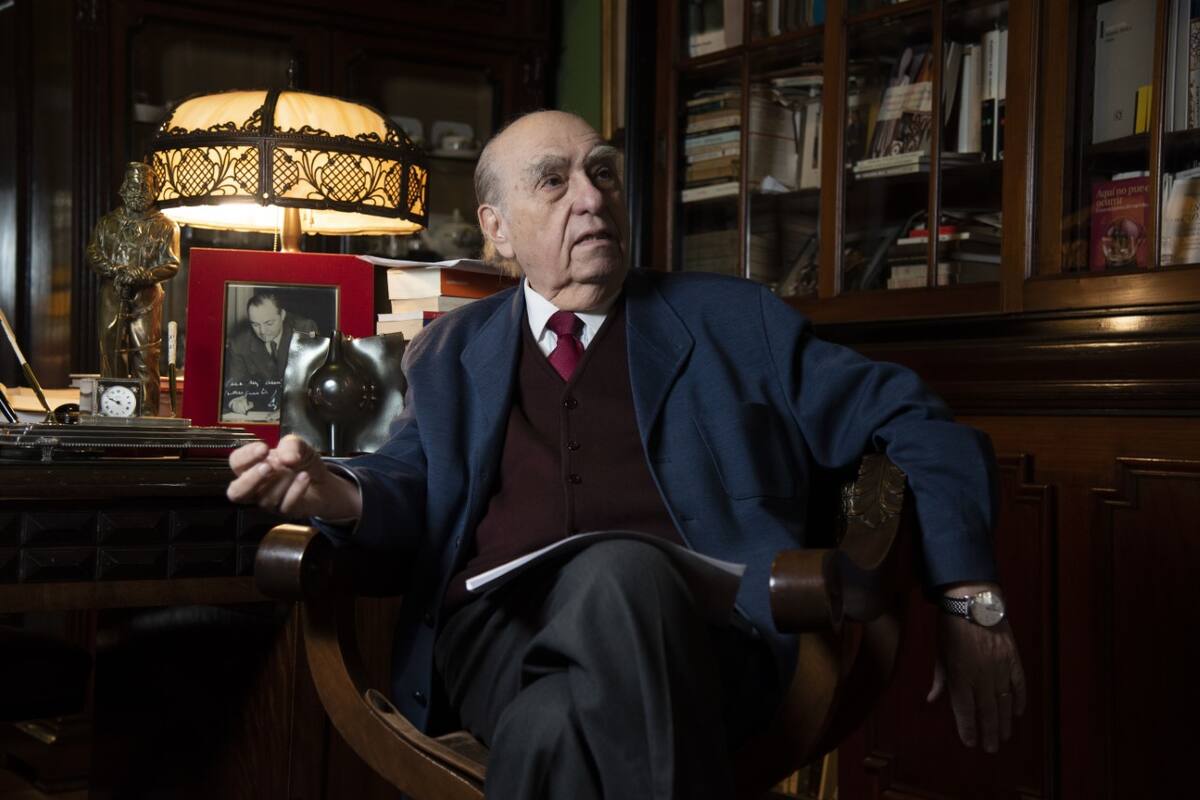 El expresidente uruguayo Julio María Sanguinetti