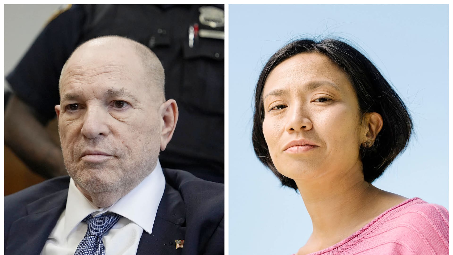 El exproductor Harvey Weinstein y su antigua asistente, Rowena Chiu