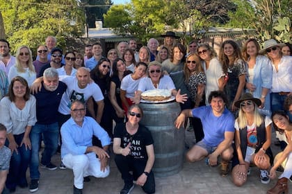El exrepresentante de modelos festejó en su chacra de Entre Ríos