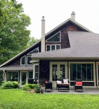 El exterior de la casa que se volvió viral
