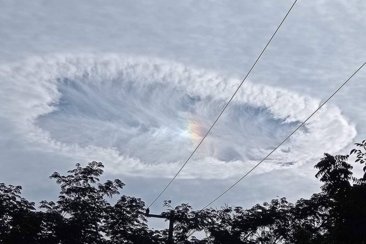 El extraño “agujero” que apareció en el cielo de México y estremeció a todos (Foto X)