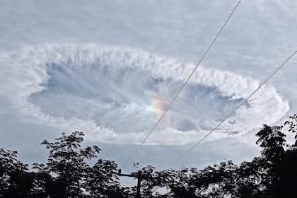 El extraño “agujero” que apareció en el cielo de México y estremeció a todos (Foto X)