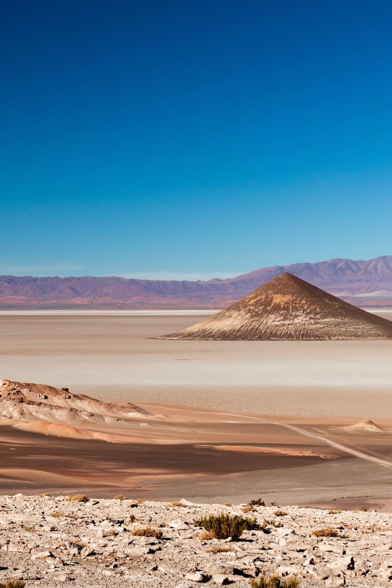 El extraño paisaje de la puna salteña.