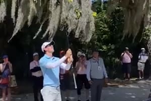 El extraño tiro de Dylan Frittelli que derivó en una multa de dos golpes