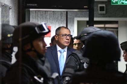 El exvicepresidente de Ecuador Jorge Glas, durante el cuarto día de juicio por el delito de asociación ilícita cometido en el caso Odebrecht (Archivo)