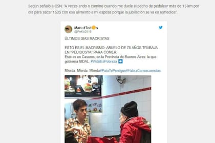 El fake incluía una falsa declaración del "abuelo de 78 años" a C5N
