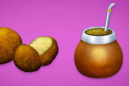 El falafel y el mate forman parte del nuevo conjunto de emojis que podrás usar en WhatsApp.