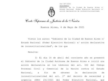 El fallo de la Corte sobre las clases presenciales