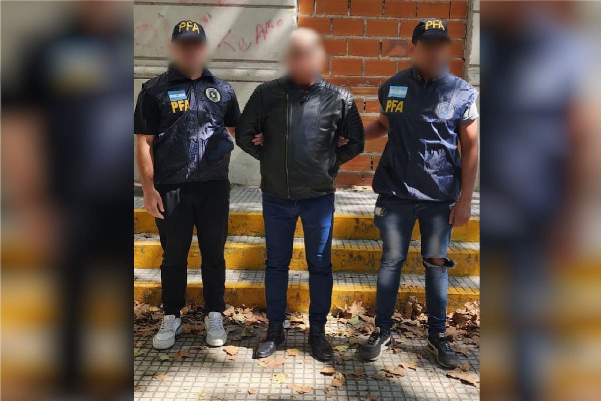 El falsificador detenido por la Policía Federal