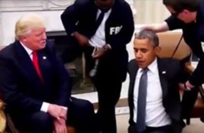 El falso arresto de Obama reposteado por Trump