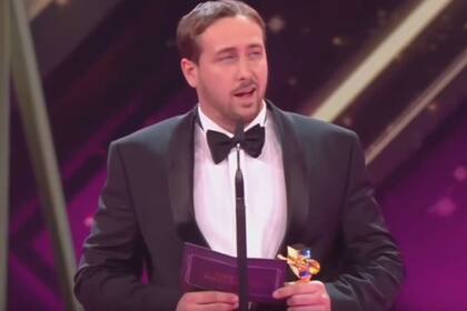 El falso Gosling en el escenario