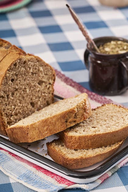 El famoso budín de Mónica, quien es líder de uno de los comedores a los que se ayuda cada vez que se compra cebada Gauchada.