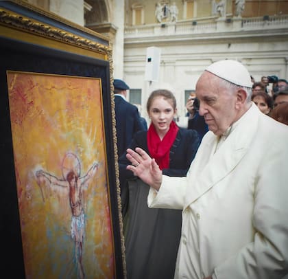 El famoso cuadro que el papa Francisco bendijo