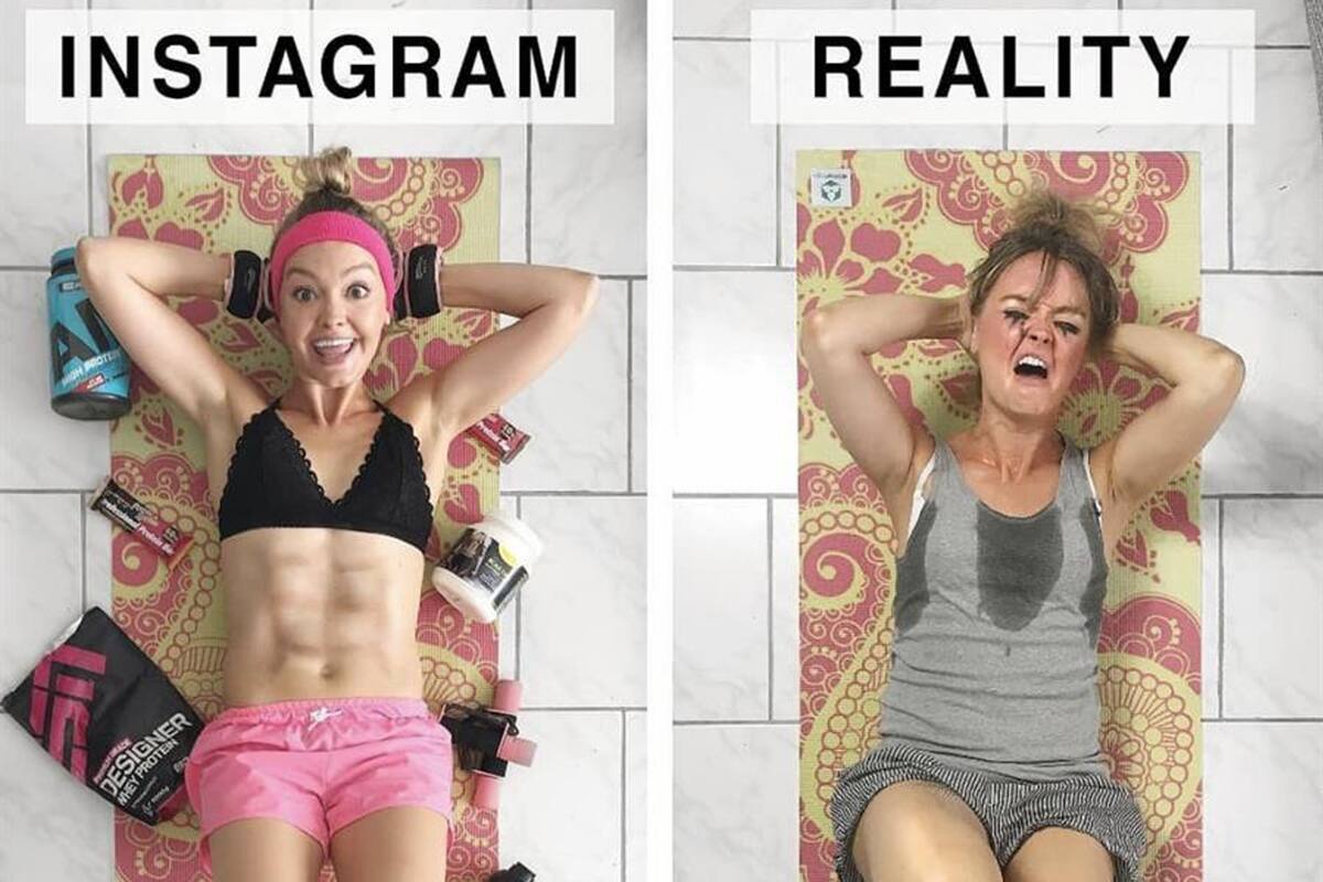 El famoso Expectativa vs Realidad, retratado por una instagrammer alemana