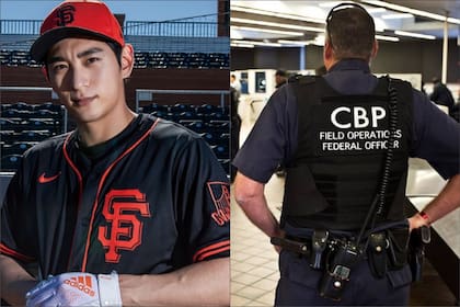 El famoso jugador de los San Francisco Giants experimentó un confuso episodio con agentes de la CBP en el aeropuerto