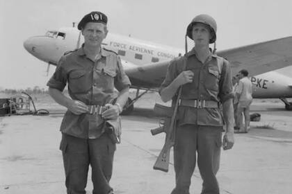 El famoso mercenario Mad Mike Hoare