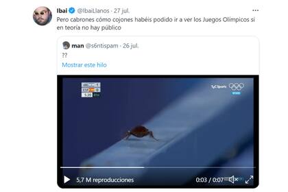 El famoso streamer español también comentó la insólita presencia