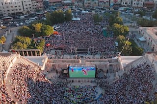 El impresionante Fan Fest de Jordania: un teatro de 1900 años que ya fue escenario de una tragedia