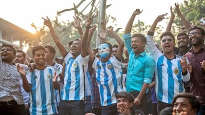 El fanatismo en Bangladesh por la selección argentina ha sido sorpresivo.