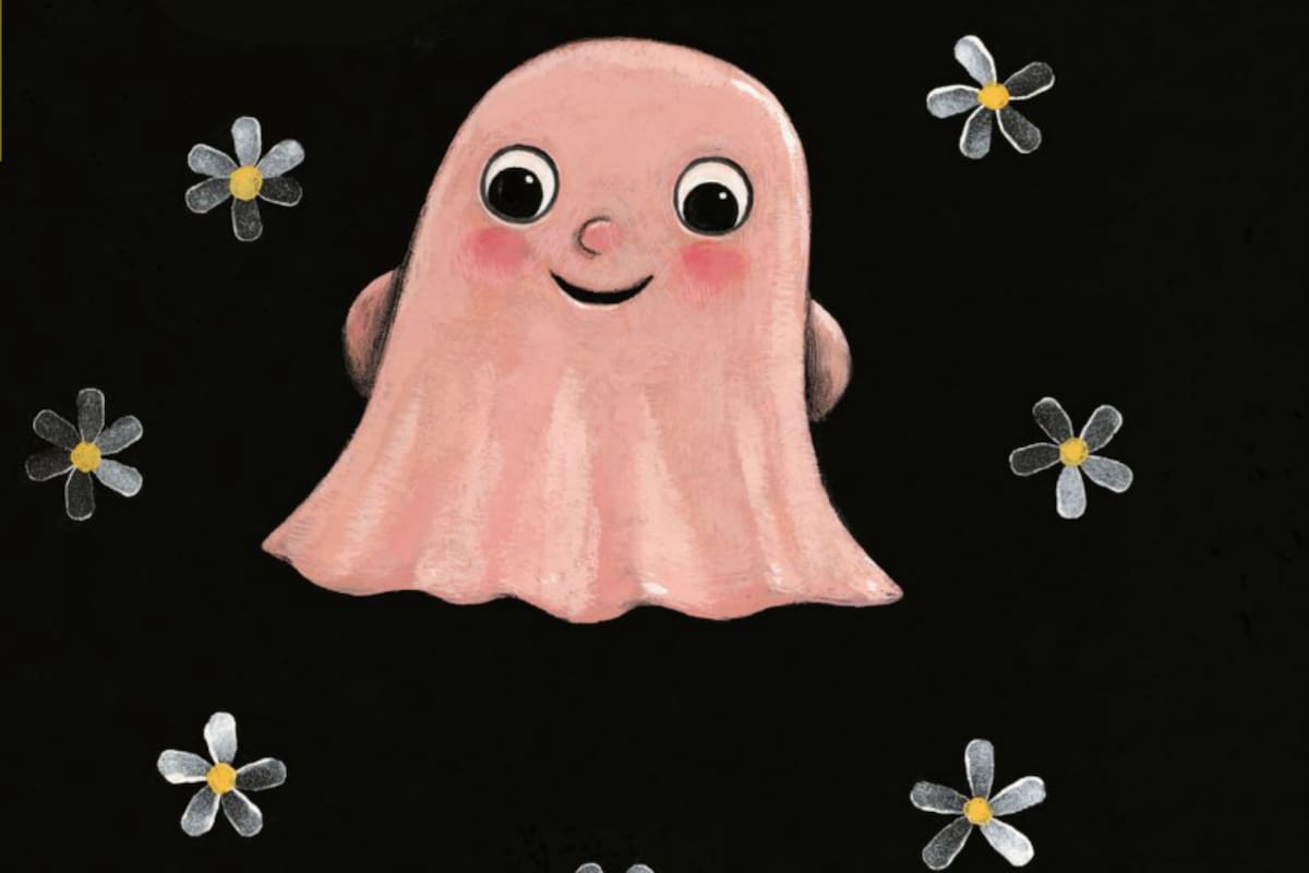 El fantasma Fran, rosado y amigable