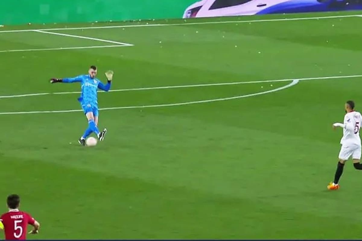 El fatal error de De Gea en la eliminación de Manchester United ante Sevilla por la Europa League