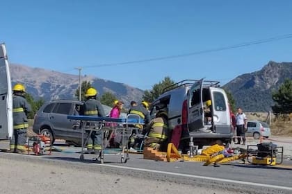 El fatídico choque ocurrió en la Ruta 40 en la entrada de Bariloche