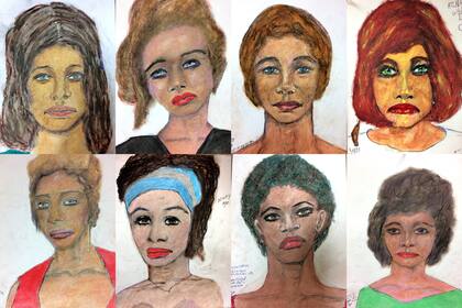 El FBI dio a conocer los retratos que Samuel Little hizo de sus víctimas con la esperanza de que las mujeres puedan ser identificadas