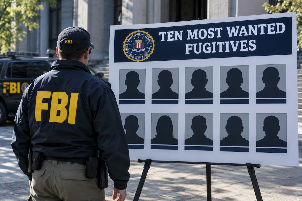 El FBI mantiene una lista de 10 fugitivos en su programa Ten Most Wanted Fugitives, aunque uno de los registros corresponde a Gregory Henderson Jr., quien fue capturado en agosto de 2026