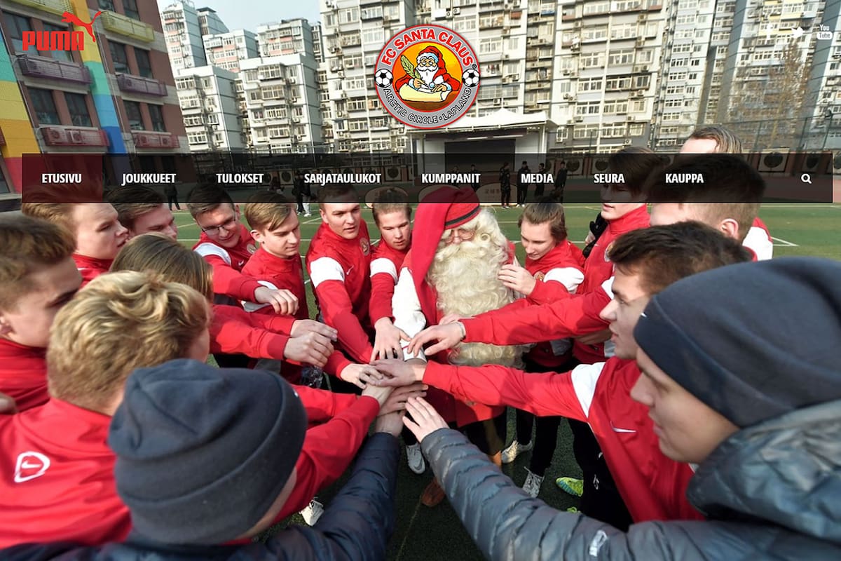 El FC Santa Claus, el equipo más navideño del mundo
