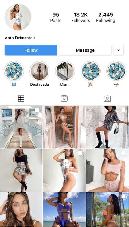 El feed de Instagram de Delmonte
