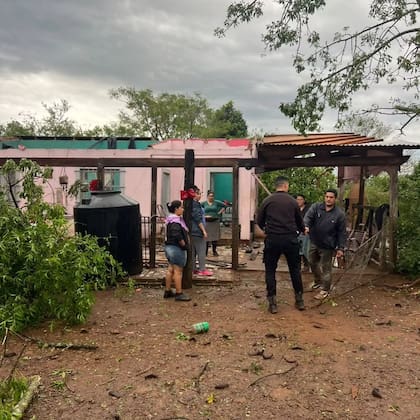 El fenómeno afectó una zona rural de San Pedro