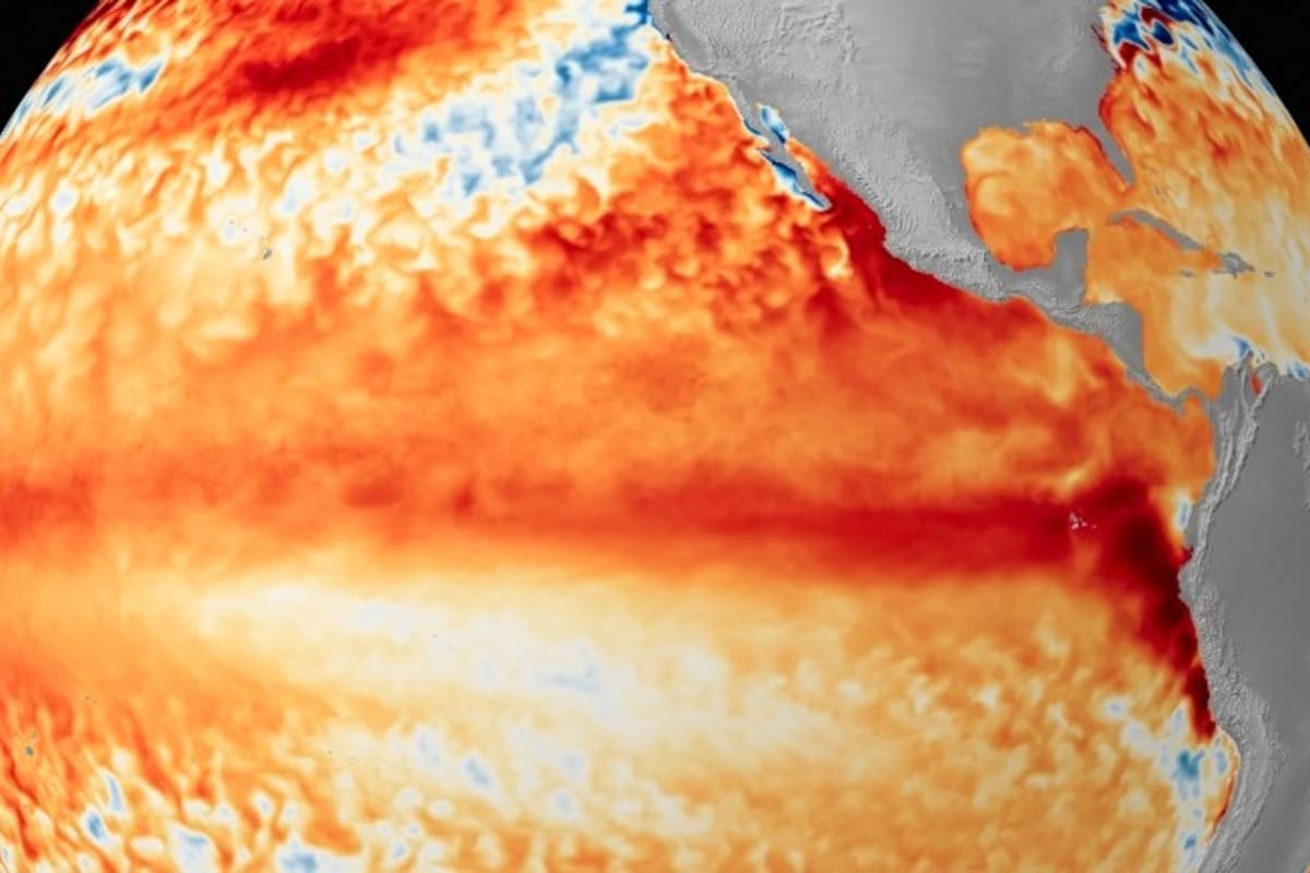 El fenómeno de El Niño creció en intensidad y será notorio en primavera y verano