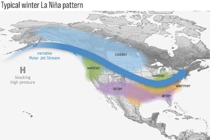El fenómeno de La Niña forma parte del ciclo ENSO que alterna fases de aguas cálidas y frías en el Pacífico, capaz de modificar globalmente el comportamiento de lluvias, nevadas, vientos y temperaturas
