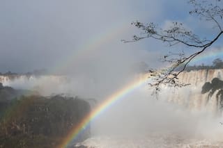 Arcoíris dobles y el estado de alerta por los posibles efectos de El Niño