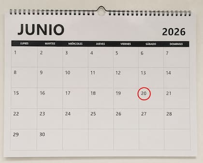 El feriado del 20 de junio es inamovible