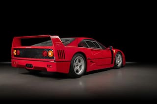 Subastan la Ferrari F40 que una leyenda de la Fórmula 1 convirtió en un ícono global