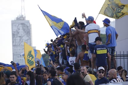 El festejo de 2018 del día del Hincha de Boca