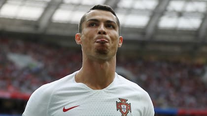 El festejo de Ronaldo