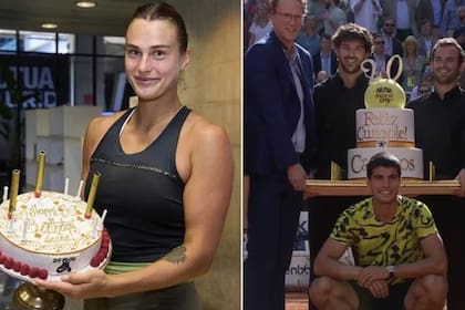 El festejo de Aryna Sabalenka en privado y el de Carlos Alcaraz en la estadio principal lleno en el Masters 1000 de Madrid; después, la polémica...