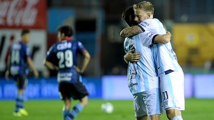 El festejo de Atlético en Sarandí