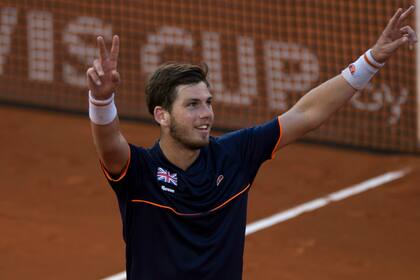 El festejo de Cameron Norrie después de un éxito resonante