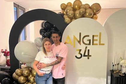El festejo de cumpleaños de Ángel Di María (Instagram jorgelinacardoso26)