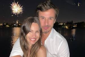 El festejo de cumpleaños de Roberto García Moritán, a un día de anunciar que espera una niña con Pampita