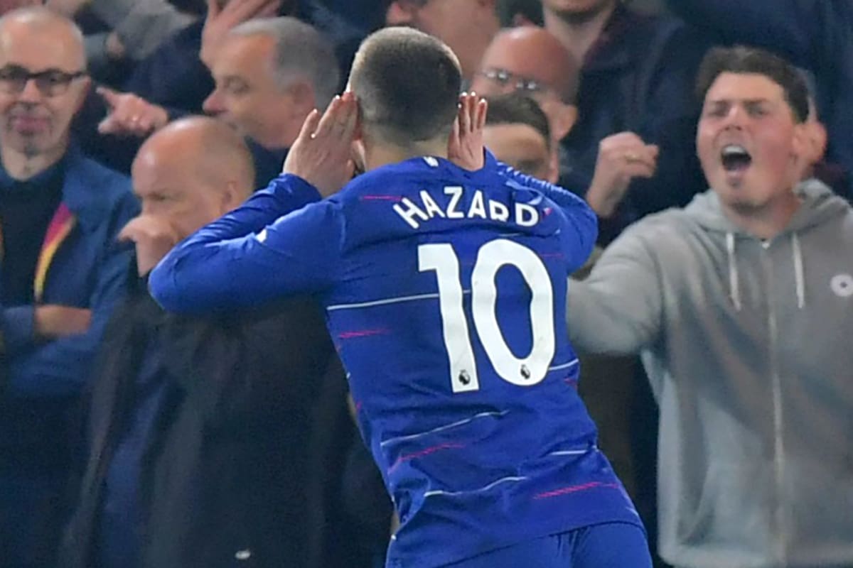 El festejo de Hazard y un particular homenaje a Riquelme