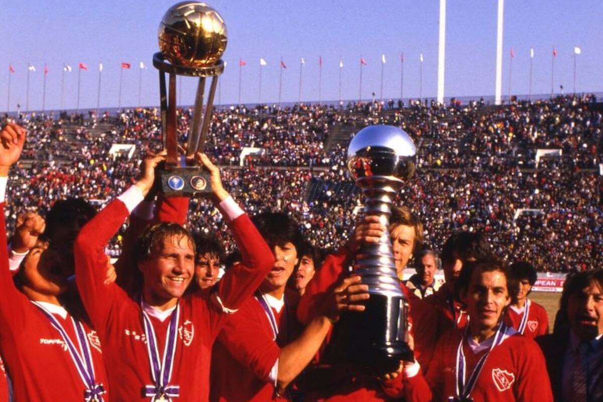 El festejo de Independiente en Tokio