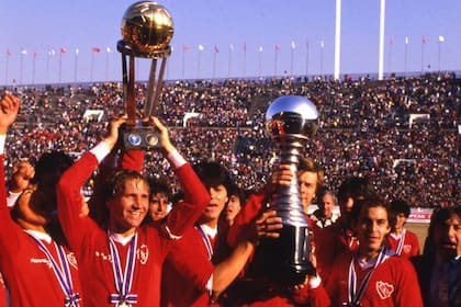 El festejo de Independiente en Tokio