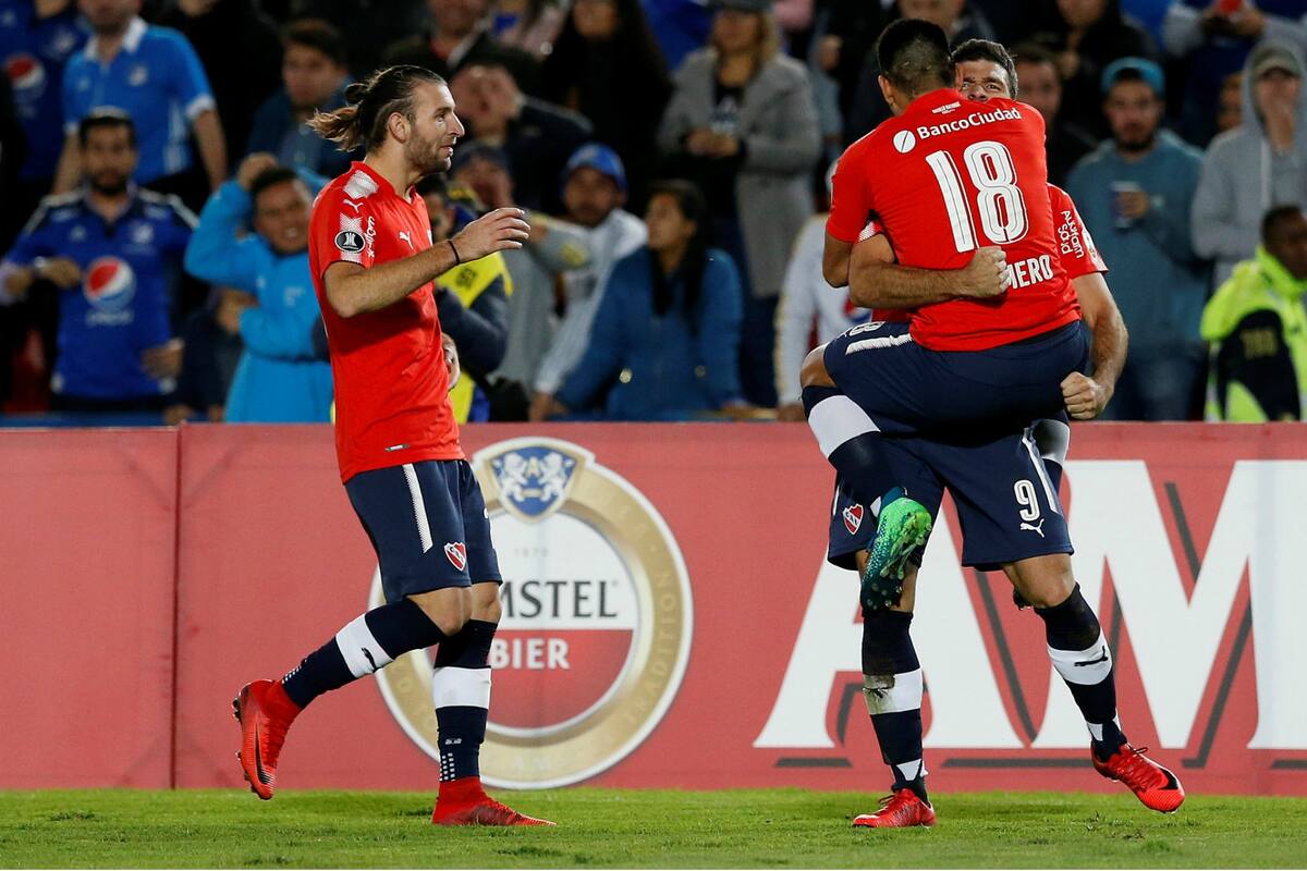 El festejo de Independiente: Gigliotti, el autor